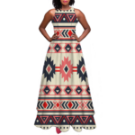 gb nat00375 pattern native sleeveless a line skirt