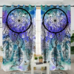 gb nat00377 full color dream catcher living room curtain