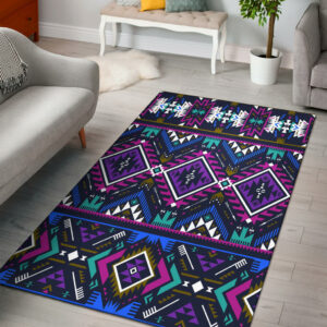 gb nat00380 purple tribe pattern area rug