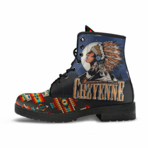 gb nat00402 02 chief black pattern native leather boots 1