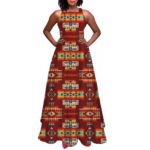 gb nat00402 02 pattern native sleeveless a line skirt