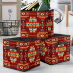 gb nat00402 02 red pattern storage cube