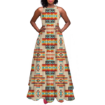 gb nat00402 03 pattern native sleeveless a line skirt
