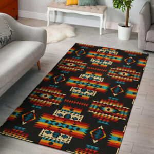 gb nat00402 black pattern native area rug 1