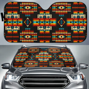 gb nat00402 black pattern native auto sun shades 1