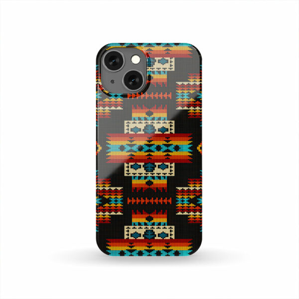 gb nat00402 black pattern native phone case