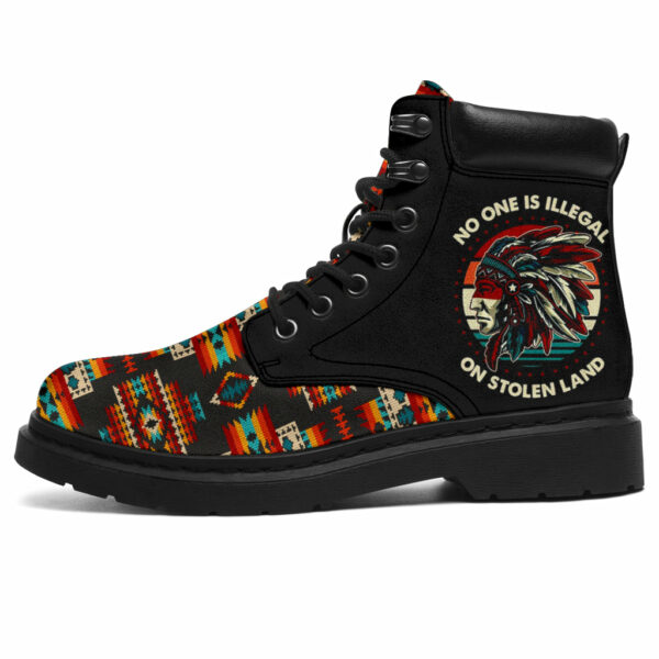 gb nat00402 sb02 black pattern native native all season boots