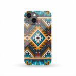gb nat00406 yellow aztec geometric phone case