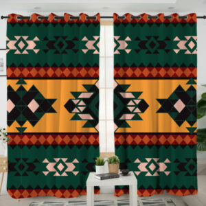 gb nat00408 aztec geometric pattern living room curtain 1