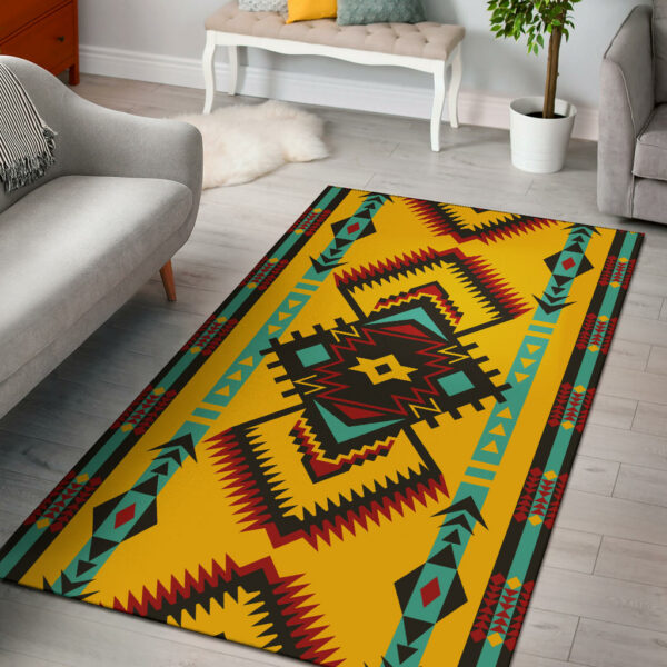 gb nat00413 abstract geometric ornament area rug