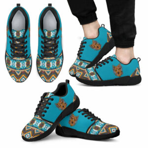 gb nat00421 native american yellow wolf mens athletic sneakers