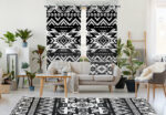 gb nat00441 black pattern native combo living room
