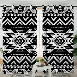 gb nat00441 black pattern native living room curtain