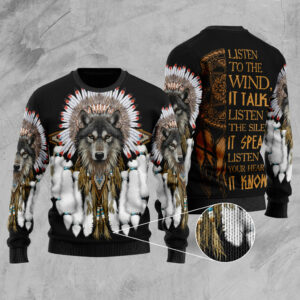 gb nat00446 wolf with feather headdress sweater