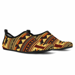gb nat00507 brown ethnic pattern native aqua shoes 1