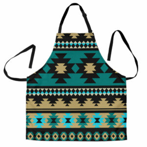 gb nat00509 green ethnic aztec pattern apron 1