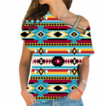 gb nat00511 blue red cross shoulder shirt