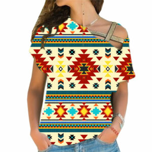 gb nat00512 full color southwest pattern cross shoulder shirt