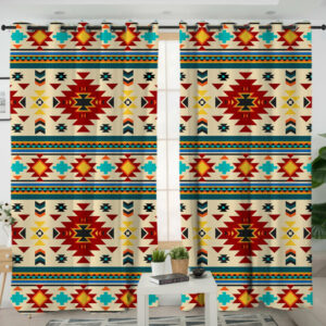 gb nat00512 full color southwest pattern living room curtain