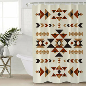 gb nat00514 ethnic pattern design shower curtain