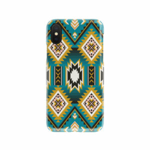 gb nat00517 turquoise geometric pattern phone case 1