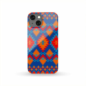 gb nat00520 red yellow geometric pattern design phone case 1