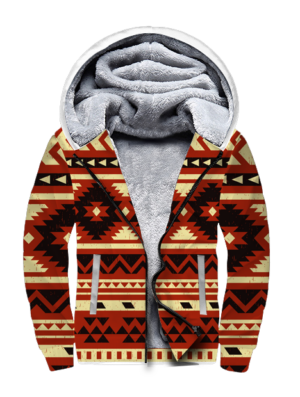 gb nat00521 seamless ethnic pattern 3d fleece hoodie