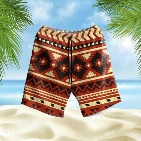 gb nat00521 seamless ethnic pattern hawaiian shorts