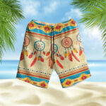 gb nat00524 feather dream catchers hawaiian shorts