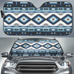 gb nat00528 blue colors tribal pattern auto sun shades