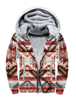 gb nat00540 red vector 3d fleece hoodie