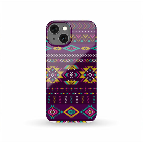 gb nat00549 purple pattern native phone case