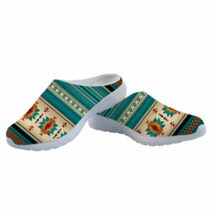 gb nat00559 04 blue native pattern mesh slippers