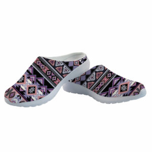 gb nat00593 ethnic pattern mesh slippers