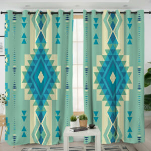 gb nat00599 pattern ethnic native living room curtain 1