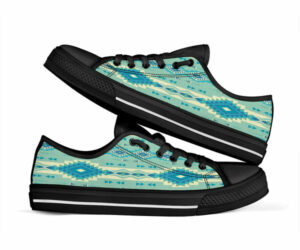 gb nat00599 pattern ethnic native low top canvas shoe 1