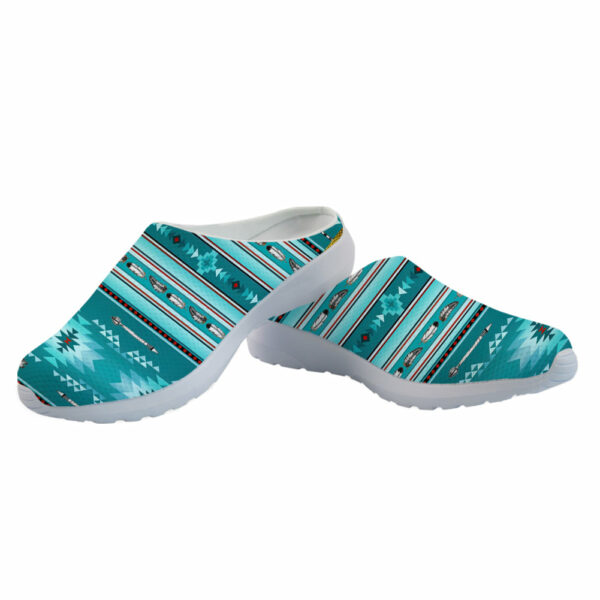 gb nat00602 blue light pattern mesh slippers