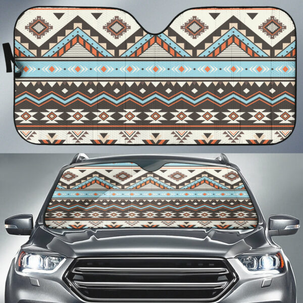 gb nat00604 tribal striped seamless pattern auto sun shades