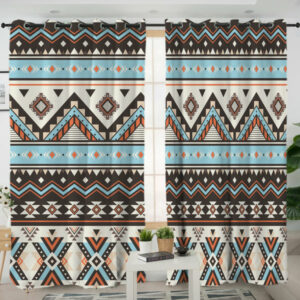gb nat00604 tribal striped seamless pattern living room curtain 1