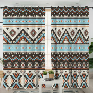 gb nat00604 tribal striped seamless pattern living room curtain