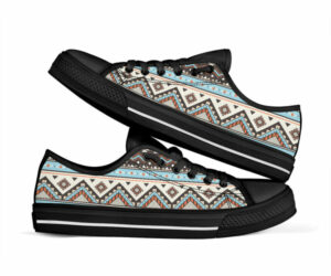 gb nat00604 tribal striped seamless pattern low top canvas shoe 1