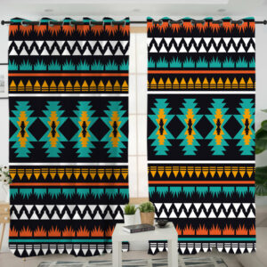 gb nat00605 geometric ethnic pattern living room curtain