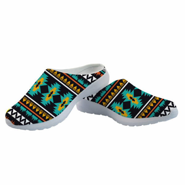 gb nat00605 geometric ethnic pattern mesh slippers