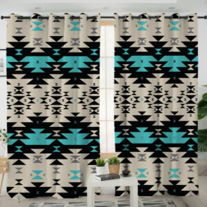 gb nat00606 geometric seamless living room curtain