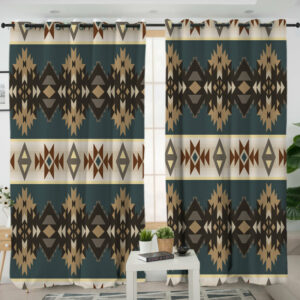 gb nat00609 navajo geometric seamless pattern living room curtain