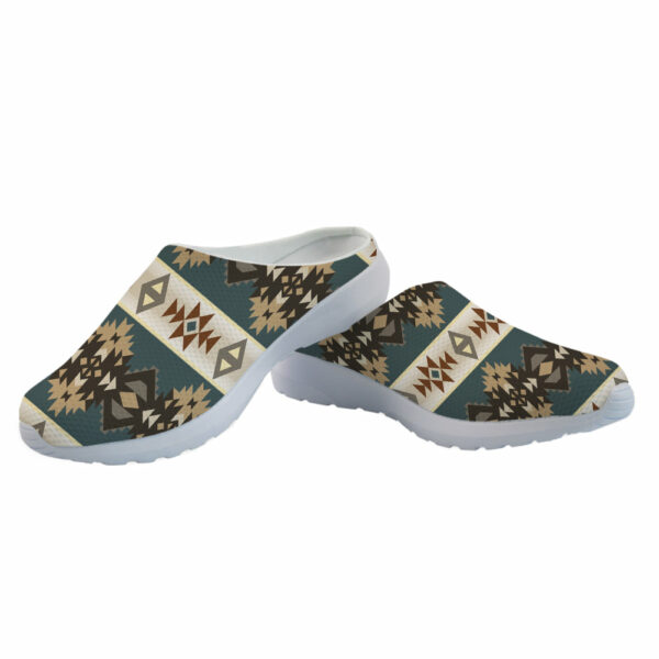 gb nat00609 navajo geometric seamless pattern mesh slippers