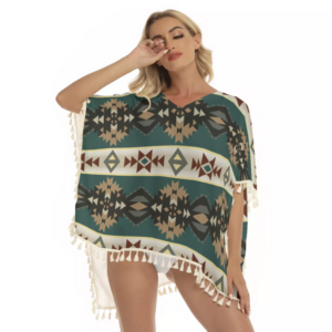 gb nat00609 navajo geometric seamless pattern square fringed shawl 1