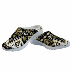 gb nat00612 retro color tribal mesh slippers