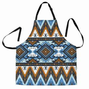 gb nat00613 retro colors tribal seamless apron 1