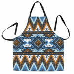 gb nat00613 retro colors tribal seamless apron